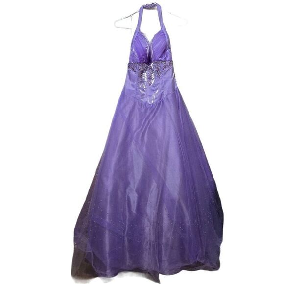What's Hot for Prom Halter Formal gown dress 8 - Picture 1 of 9